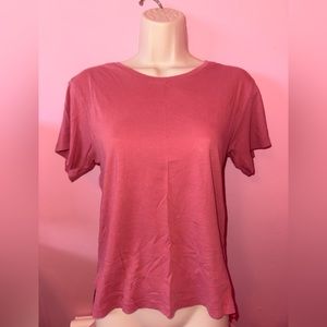 lululemon athletica Women’s Pink/Coral Lightweight T Shirt Size 4